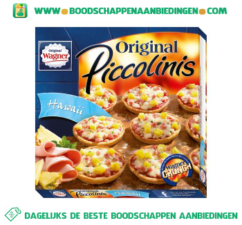 Wagner Original Piccolinis Hawaii aanbieding