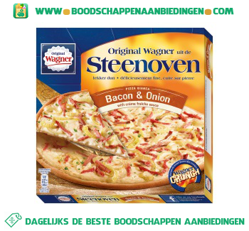 Steenoven bacon onion aanbieding