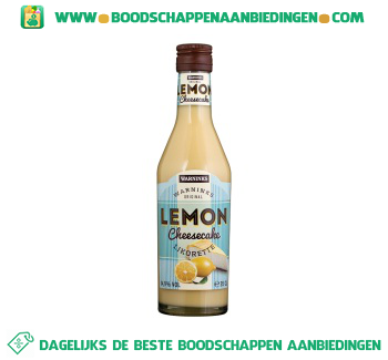 Warnink Lemon cheesecake likorette aanbieding