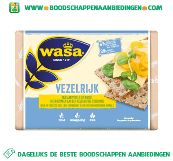 Wasa Vezelrijk aanbieding