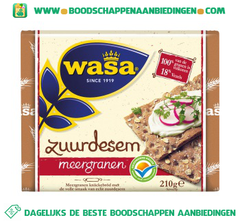 Wasa Zuurdesem meergranen aanbieding