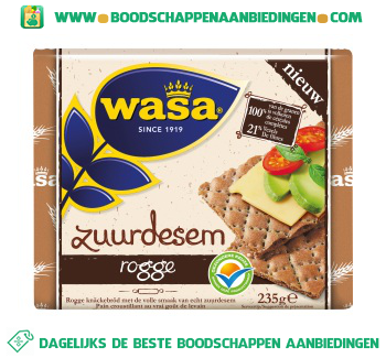 Wasa Zuurdesem rogge aanbieding