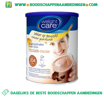 Weight Care Maaltijdshake chocolade aanbieding