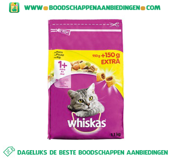 Whiskas Adult met kip aanbieding