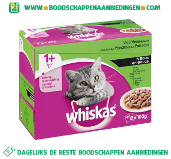 Whiskas Successen met vis 12-pak aanbieding