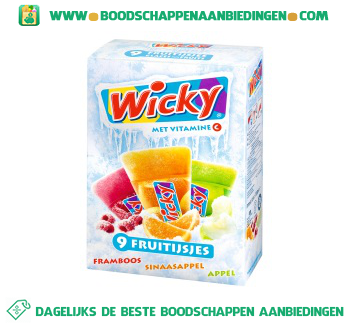 Wicky Fruitijsjes aanbieding