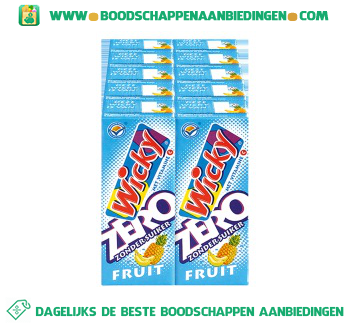 Wicky Zero fruit 10-pak aanbieding