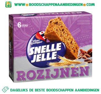 Snelle Jelle tussendoor rozijnen aanbieding