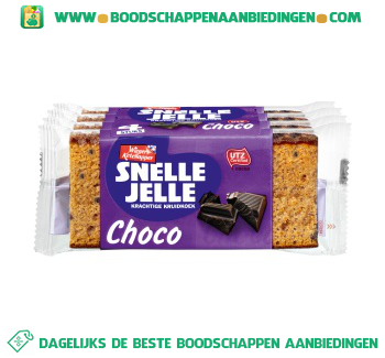 Snelle jelle choco aanbieding