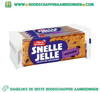 Snelle jelle rozijnen aanbieding