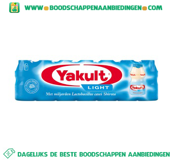 Yakult Light aanbieding