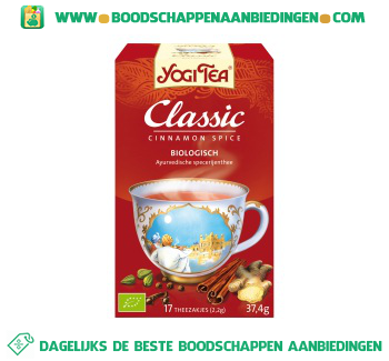 Yogi Tea Classic aanbieding