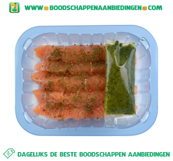 Zalm knoflook kruiden aanbieding