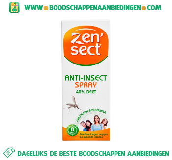 Zensect Anti insect spray 40% deet aanbieding