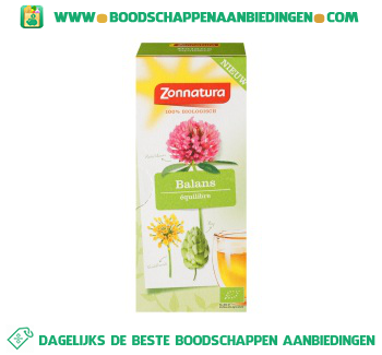 Biologische balans thee aanbieding