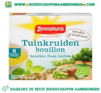 Bouillonblokjes zonder gist aanbieding