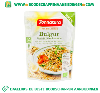 Zonnatura Bulgur quinoa sesam aanbieding