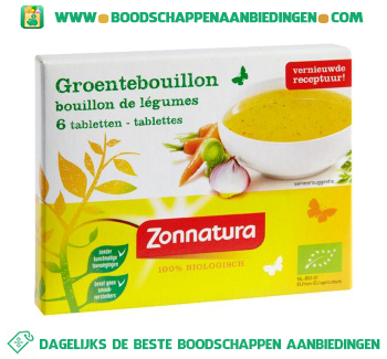 Zonnatura Groente bouillon aanbieding