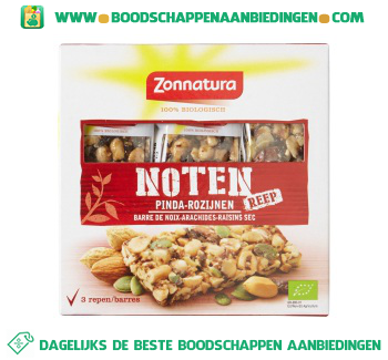 Zonnatura Notenreep notenmix aanbieding