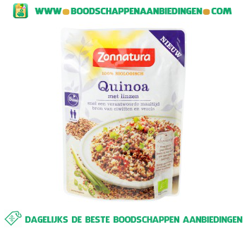 Zonnatura Quinoa linzen aanbieding