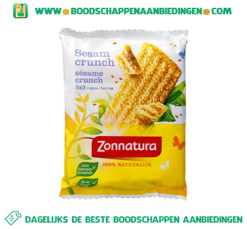 Zonnatura Sesam crunch aanbieding