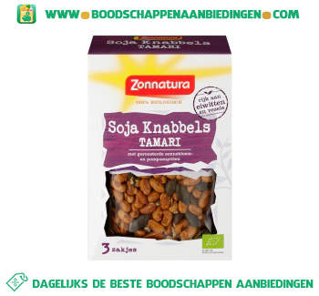 Soja knabbels tamari mix aanbieding