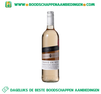 Zuid-Afrika Danie de Wet chardonnay/pinot noir aanbieding