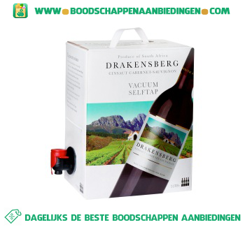 Drakensberg cabernet sauvignon bag in box aanbieding