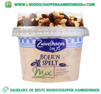 Zuivelhoeve Boer’n spelt mix aanbieding