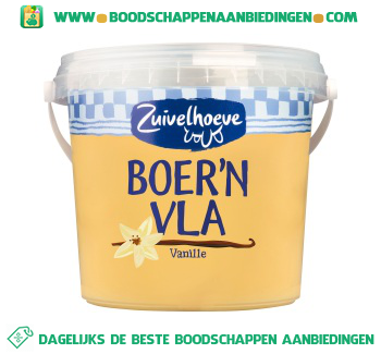 Zuivelhoeve Boer’n vla vanille aanbieding