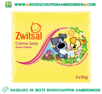 Zwitsal Baby Woezel & Pip zeep aanbieding