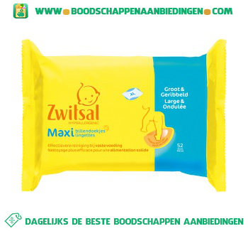 Zwitsal Baby billendoekjes maxi aanbieding